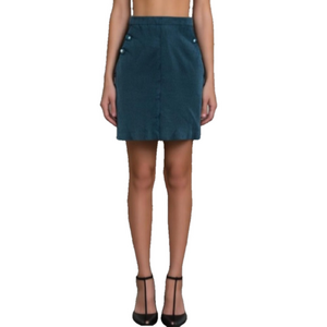 Mario Serrani Italy a-line skirt gray size 4 skirt w/ pockets size 4